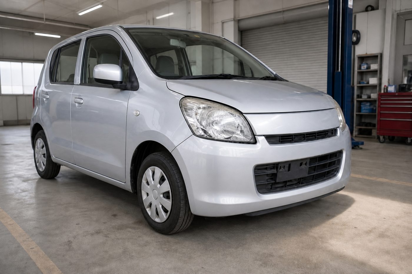 軽自動車／前まわりの損傷：修理後のイメージ